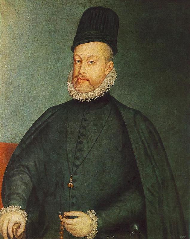 SANCHEZ COELLO, Alonso Portrait of Philip II af